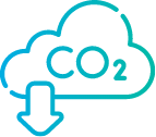 Lower CO2 footprint